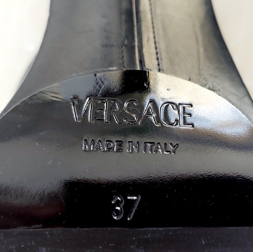 Versace leather slides - Picture 4 of 5